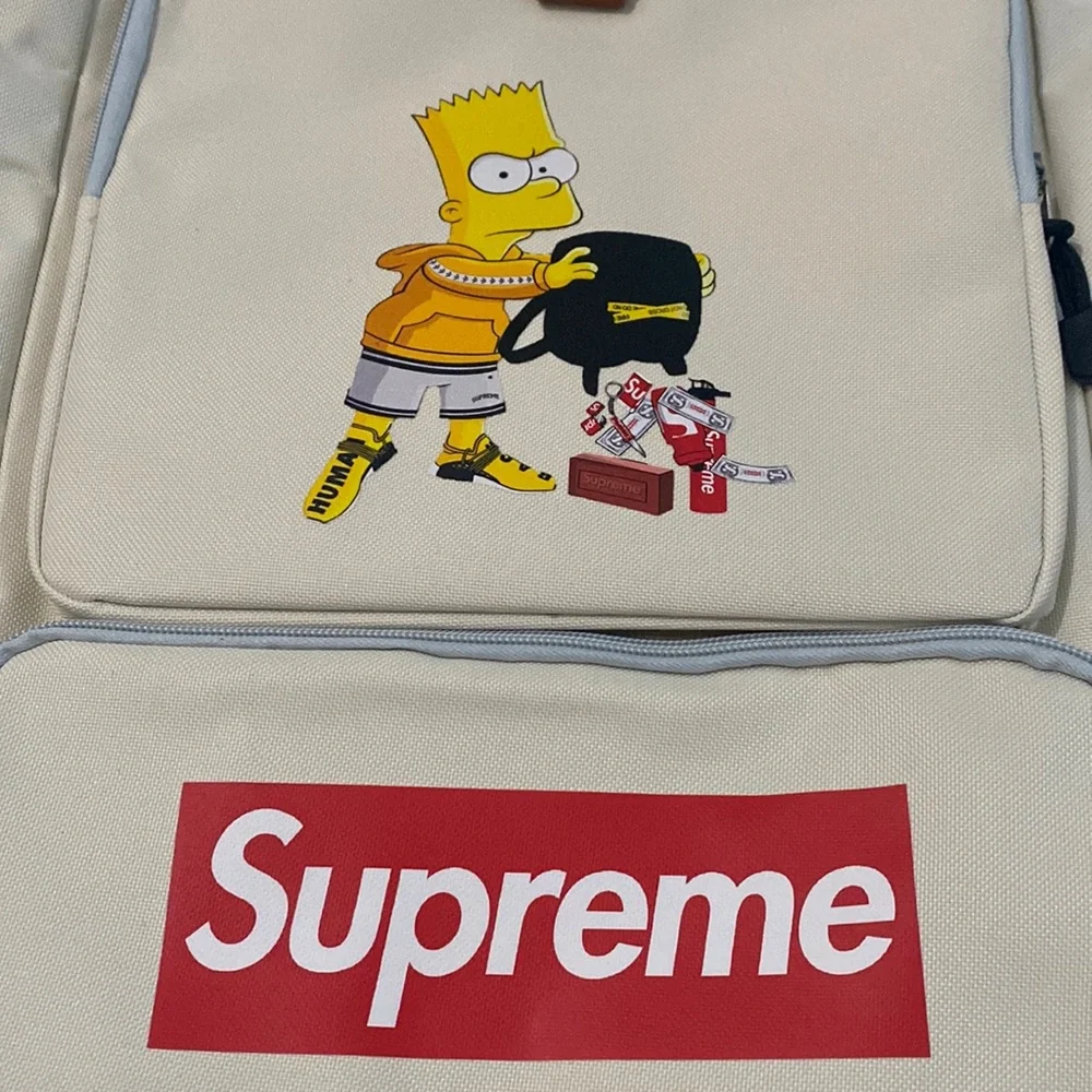 Supreme Bart Simpson Travel Backpack - Picture 4 of 5